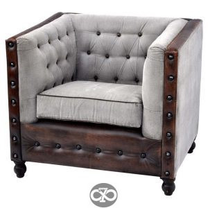 single seater canvas sofa