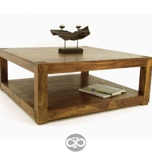 wooden coffee table